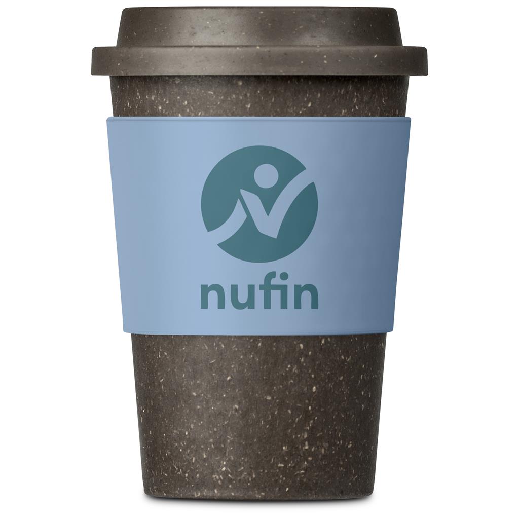 Kooshty Brown Bean Plastic Double-Wall Tumbler – 400ml - LIGHT TURQUOISE