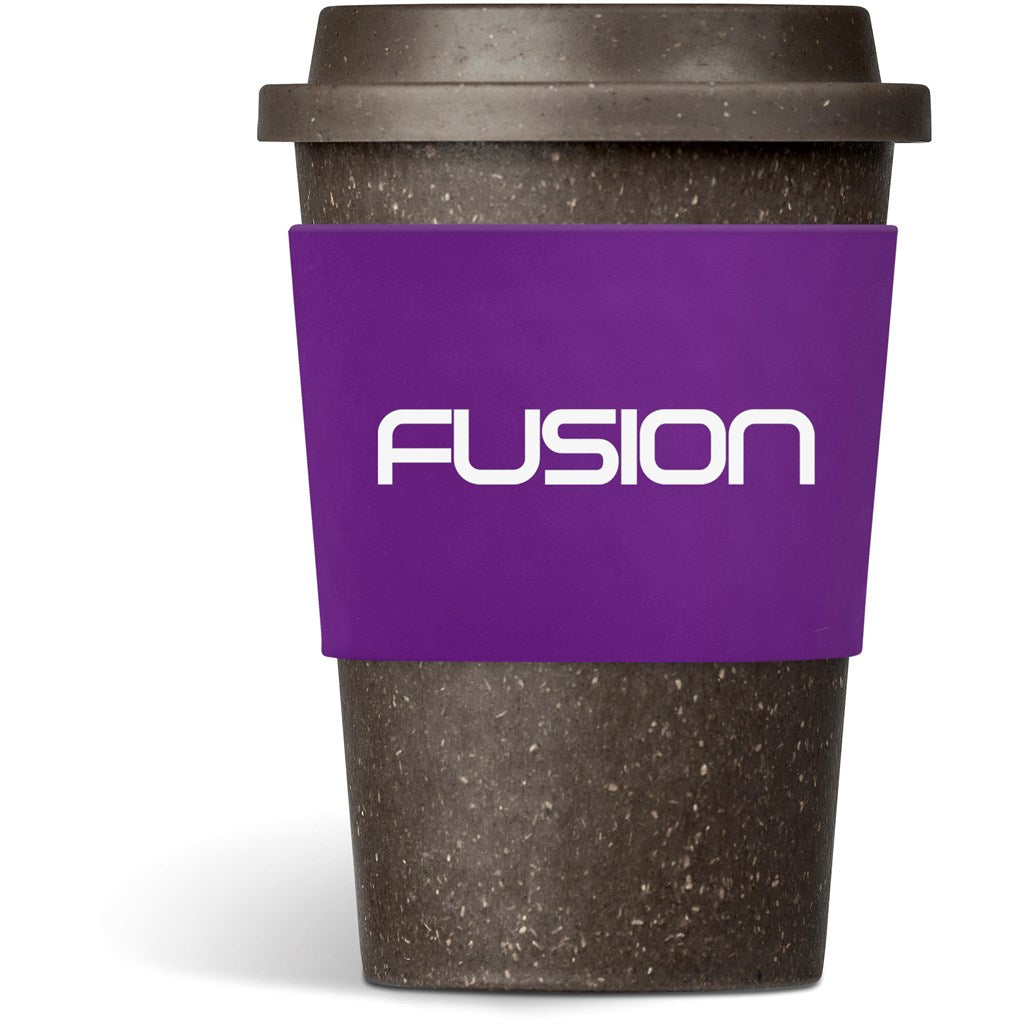 Kooshty Brown Bean Plastic Double-Wall Tumbler – 400ml - PURPLE