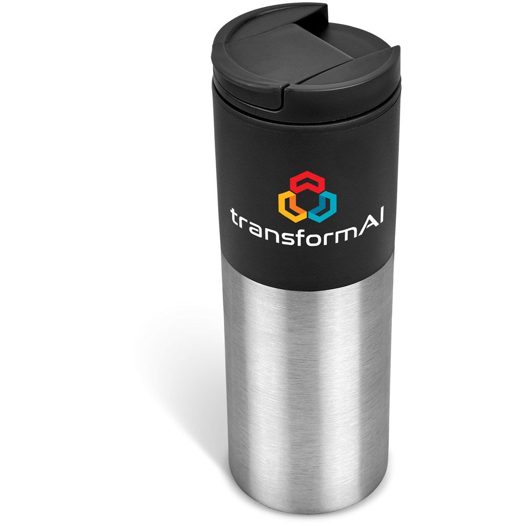 Kooshty Typhoon Stainless Steel & Plastic Double-Wall Tumbler - 450ml - BLACK