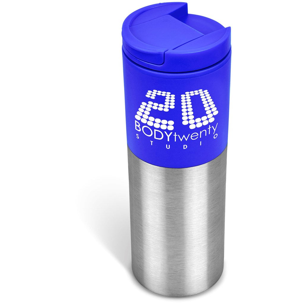 Kooshty Typhoon Stainless Steel & Plastic Double-Wall Tumbler - 450ml - BLUE