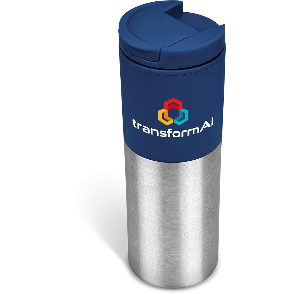 Kooshty Typhoon Stainless Steel & Plastic Double-Wall Tumbler - 450ml - NAVY