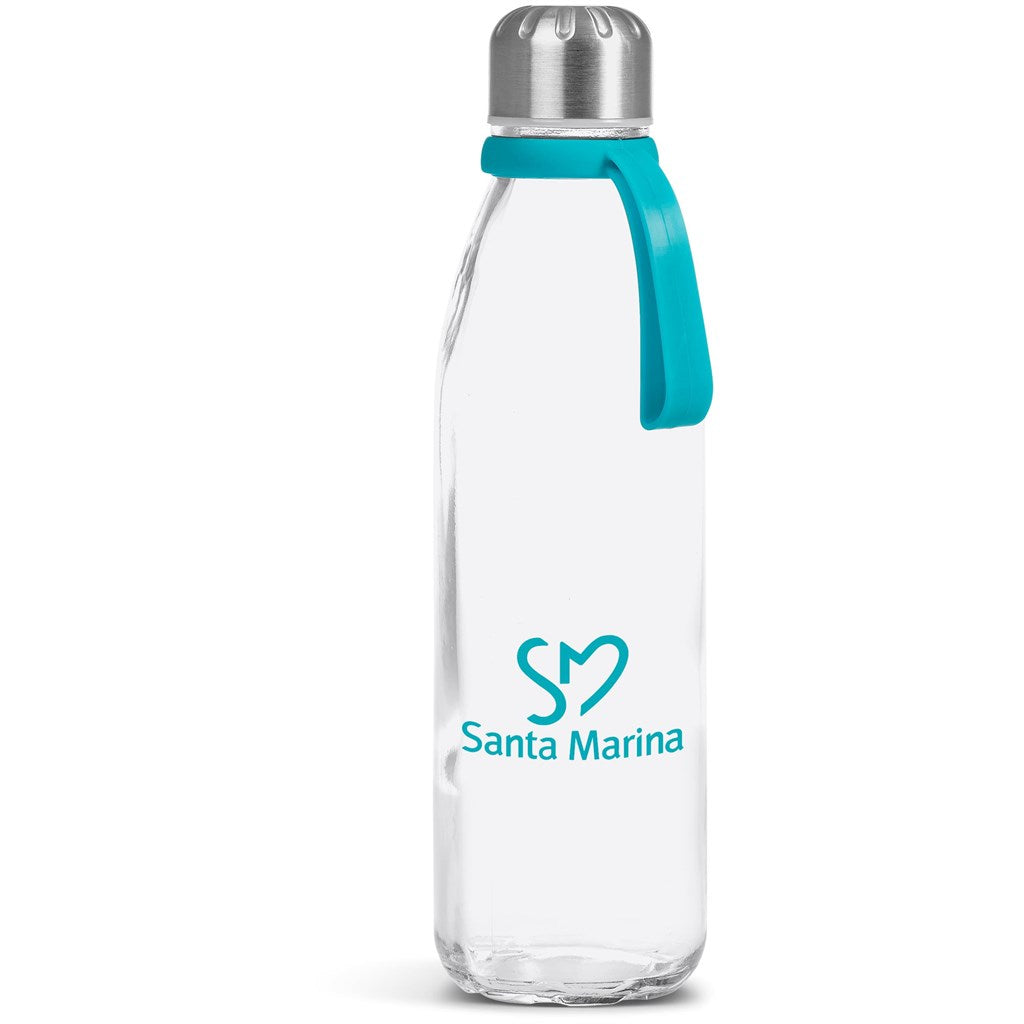 Kooshty Loopy Glass Water Bottle - 650ml - TURQUOISE