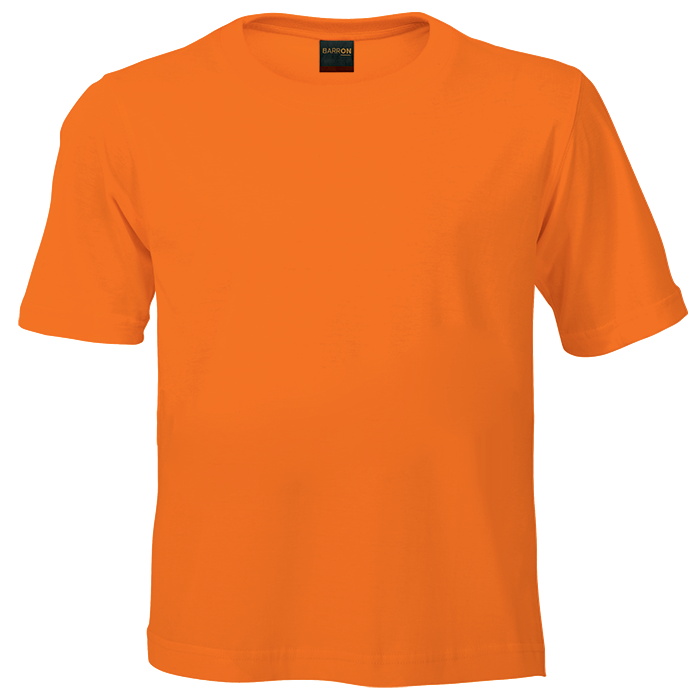 145g Crew Neck T-Shirt Kiddies - Orange
