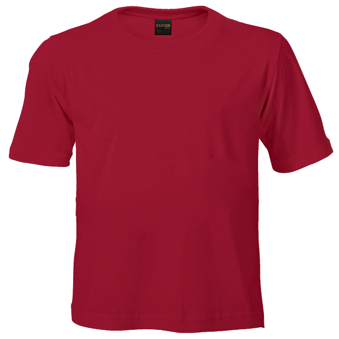 145g Crew Neck T-Shirt Kiddies - Red