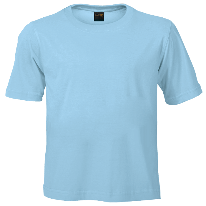 145g Crew Neck T-Shirt Kiddies - Sky Blue