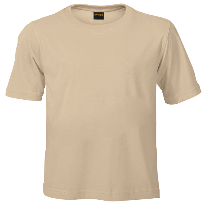 145g Crew Neck T-Shirt Kiddies - Stone