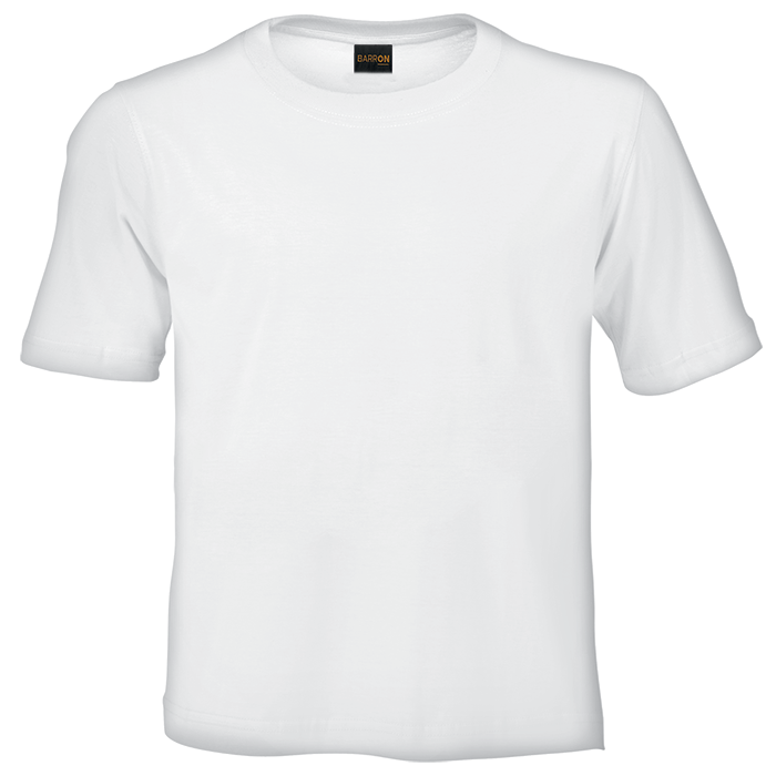 145g Crew Neck T-Shirt Kiddies - White