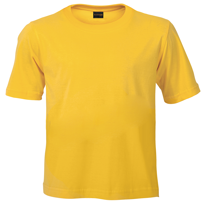 145g Crew Neck T-Shirt Kiddies - Yellow