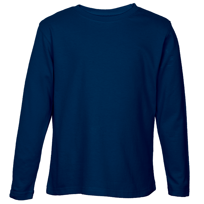 145g Long Sleeve T-Shirt Kiddies - Navy