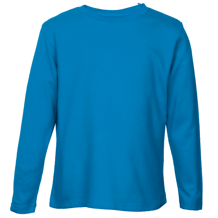 145g Long Sleeve T-Shirt Kiddies - Sapphire