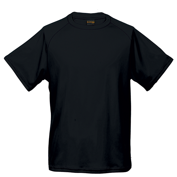 135g Polyester T-Shirt Kiddies - Black