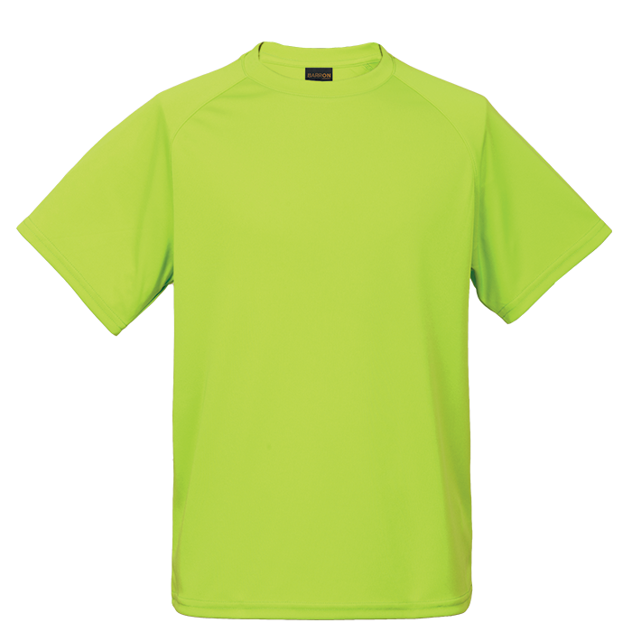 135g Polyester T-Shirt Kiddies - Lumo Green