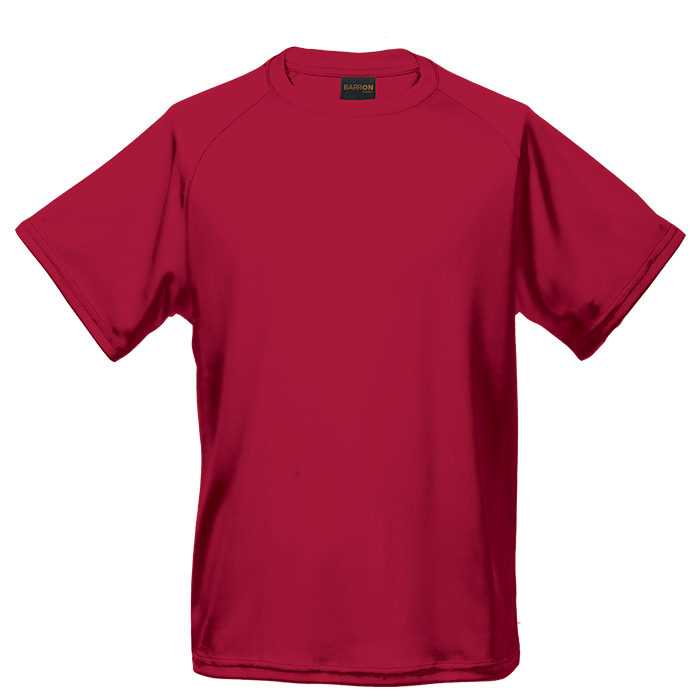 135g Polyester T-Shirt Kiddies - Red