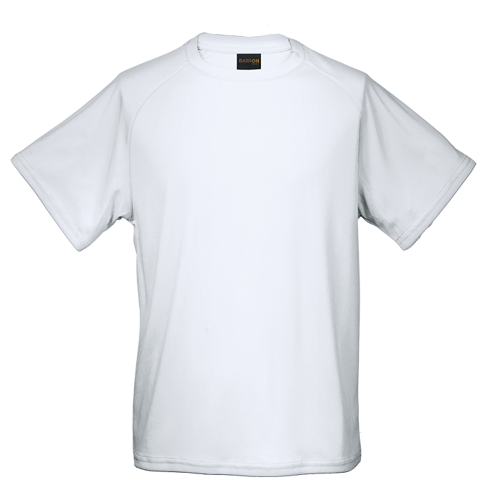 135g Polyester T-Shirt Kiddies - White