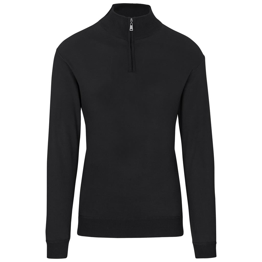 Mens 1/4 Zip Quantum Low Pill Jersey - BLACK
