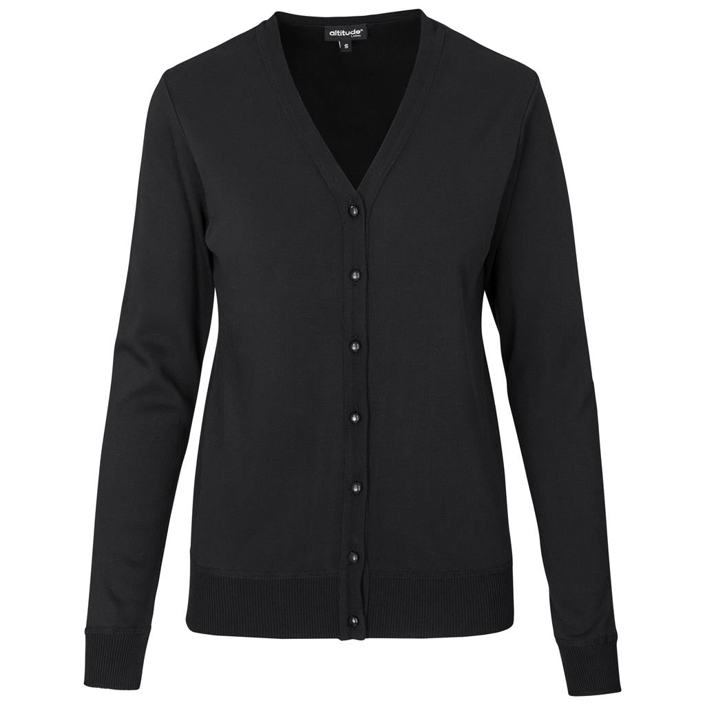 Ladies Quantum Low Pill Cardigan - BLACK