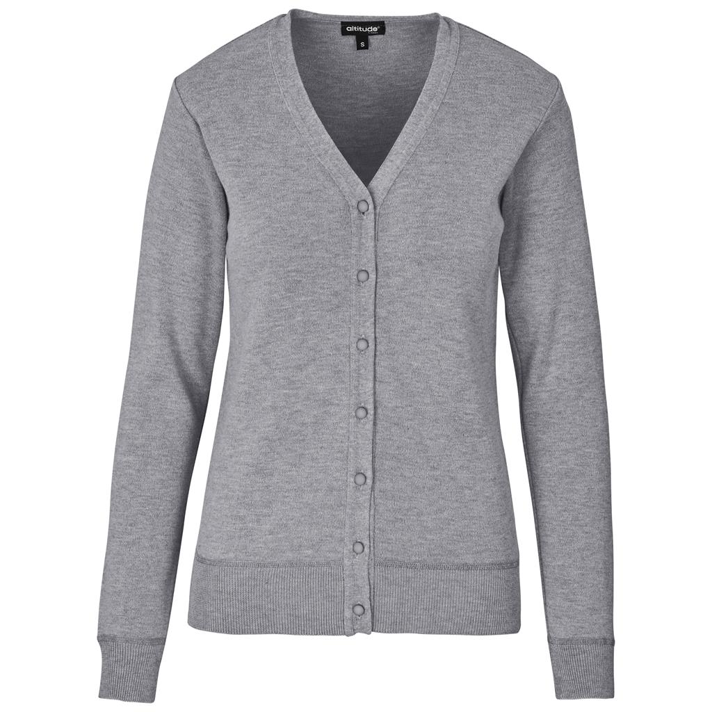 Ladies Quantum Low Pill Cardigan - GREY
