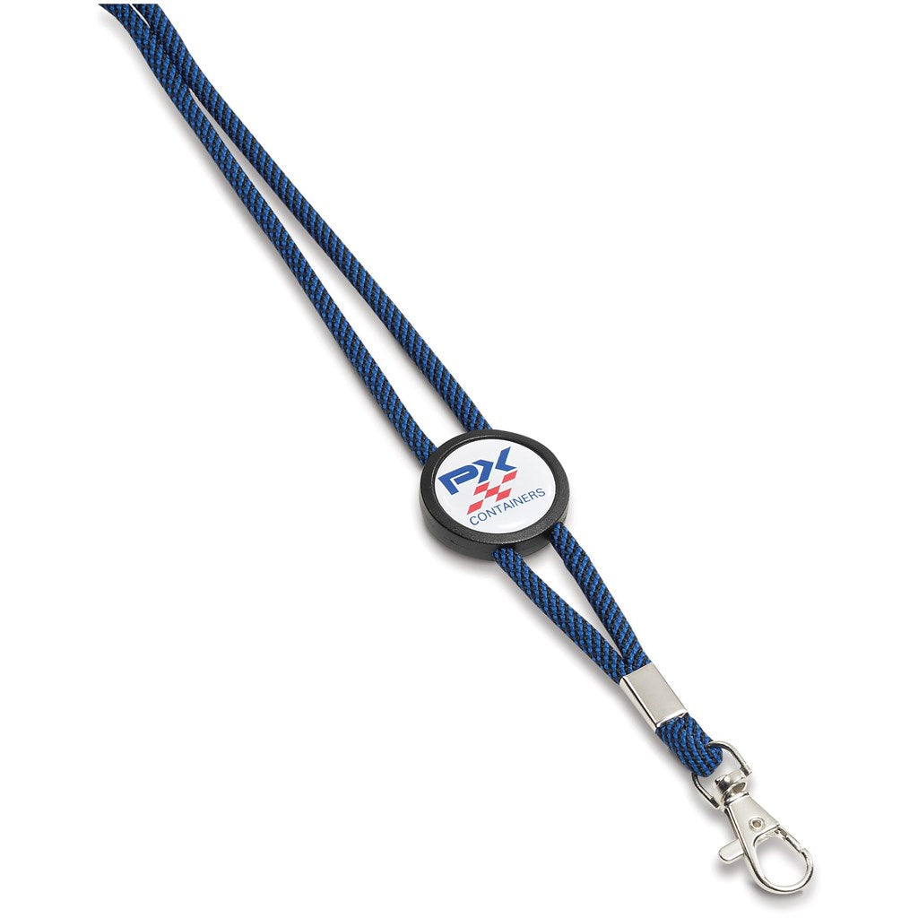 Altitude Candystripe Dome Lanyard - BLUE
