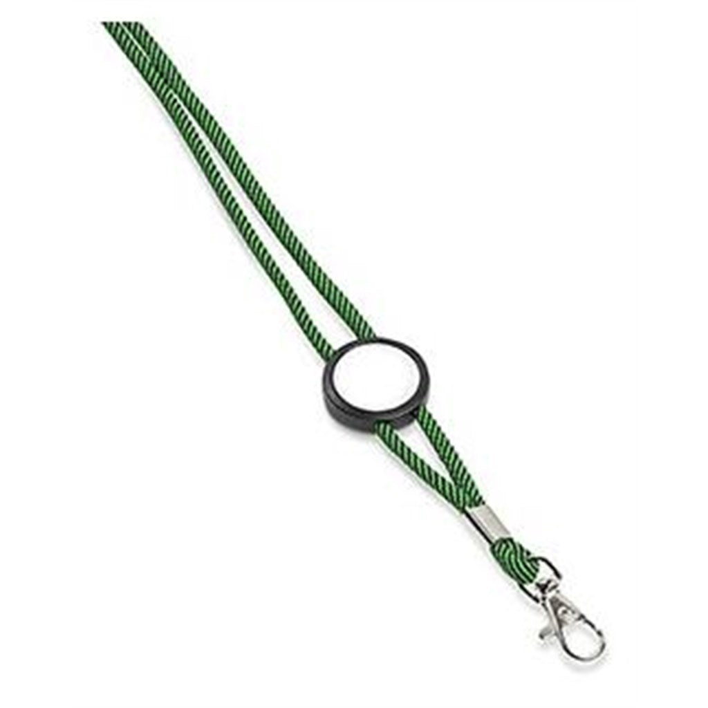 Altitude Candystripe Dome Lanyard - GREEN