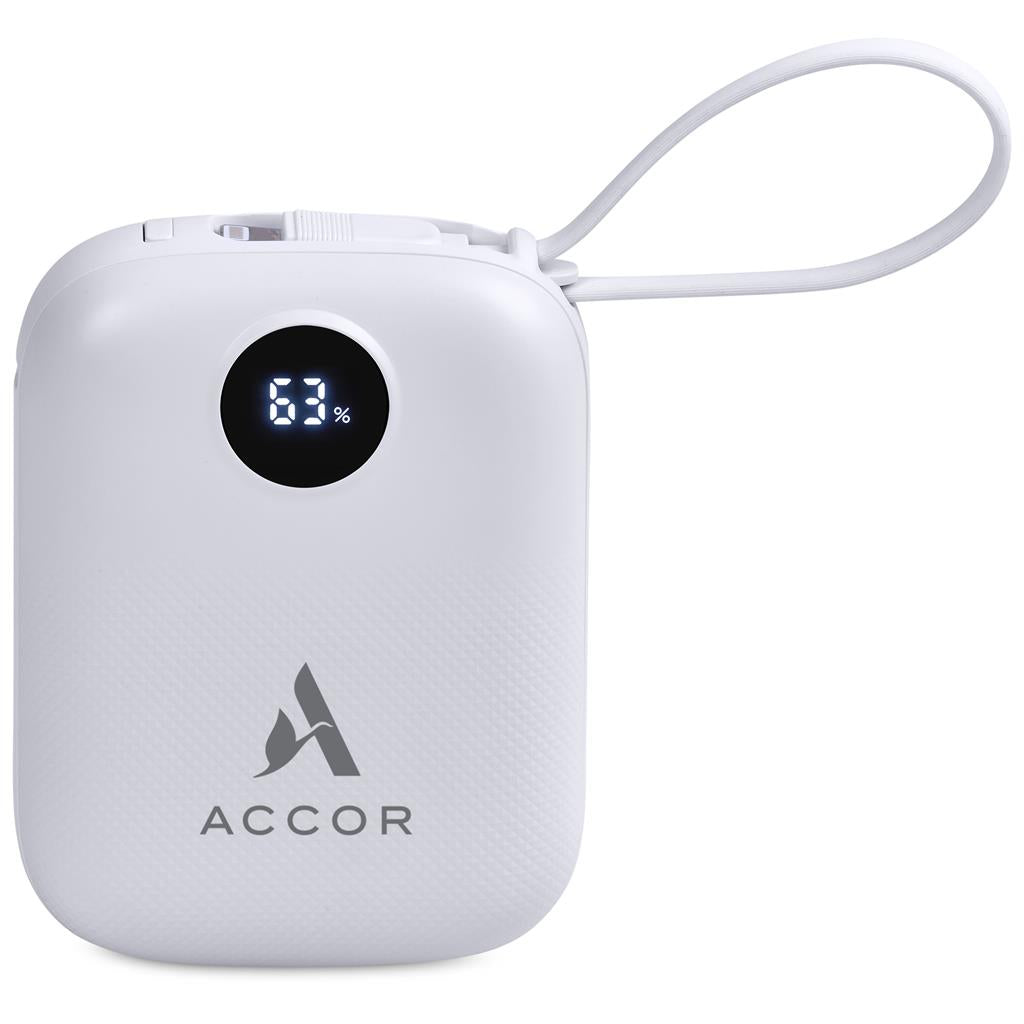 Swiss Cougar Stockton Fast Charge 22.5W Power Bank - 10000mAh - SOLID WHITE