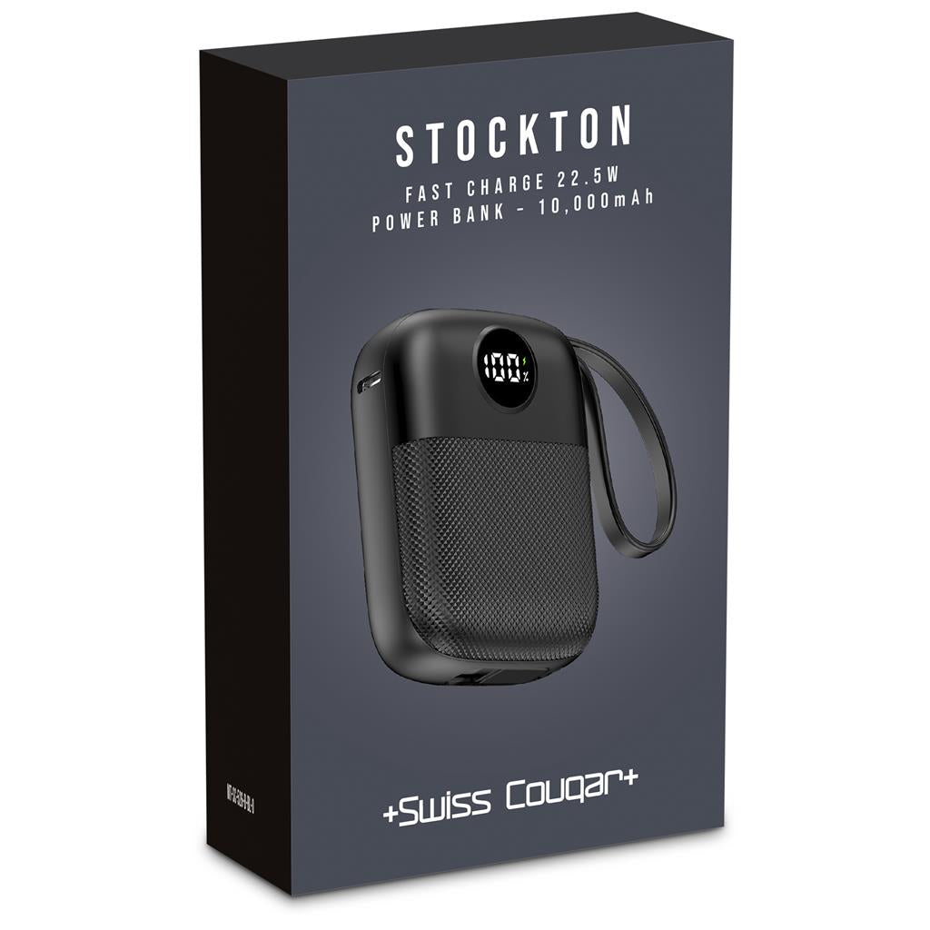 Swiss Cougar Stockton Fast Charge 22.5W Power Bank - 10 000mAh