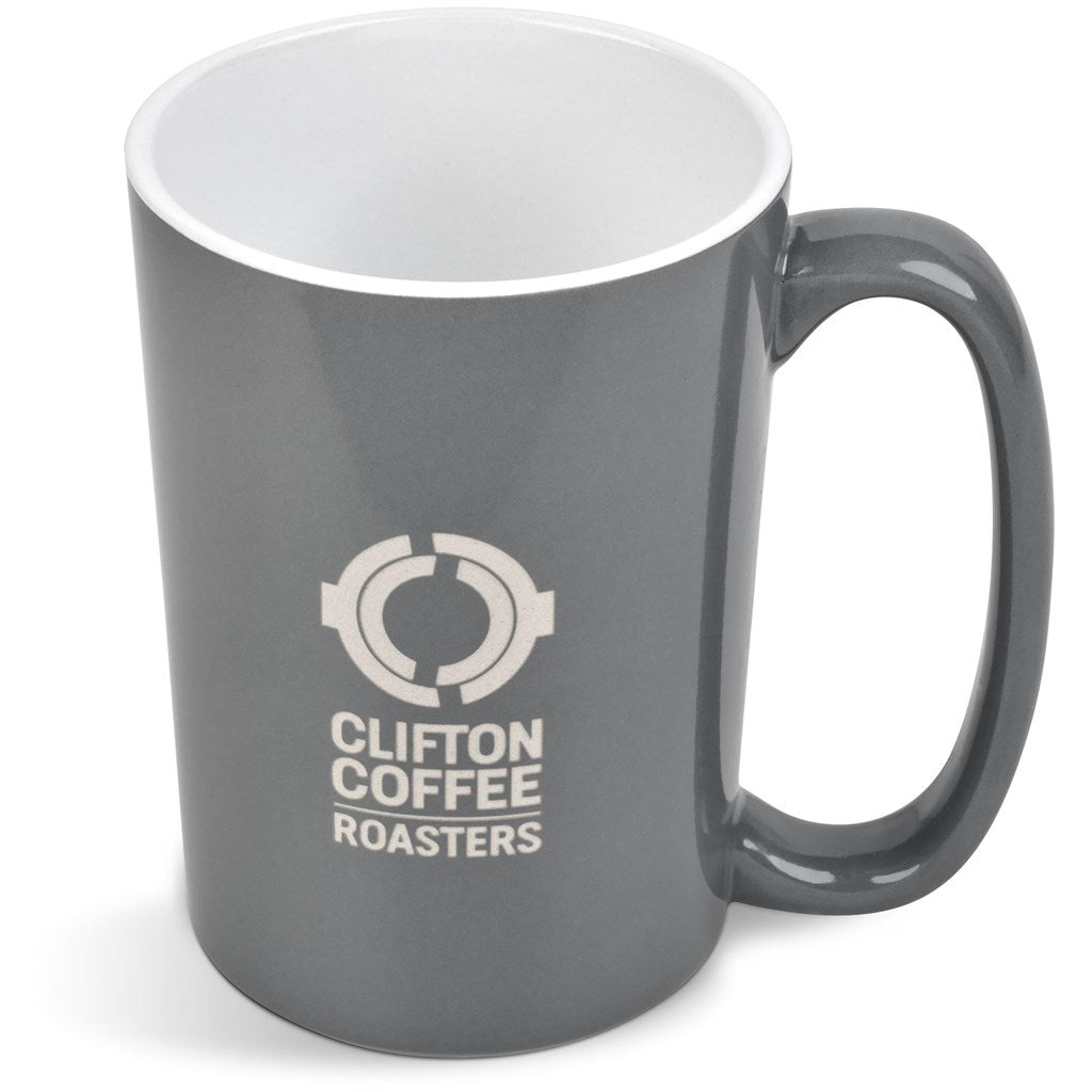 Altitude Sorrento Ceramic Coffee Mug - 415ml - GREY