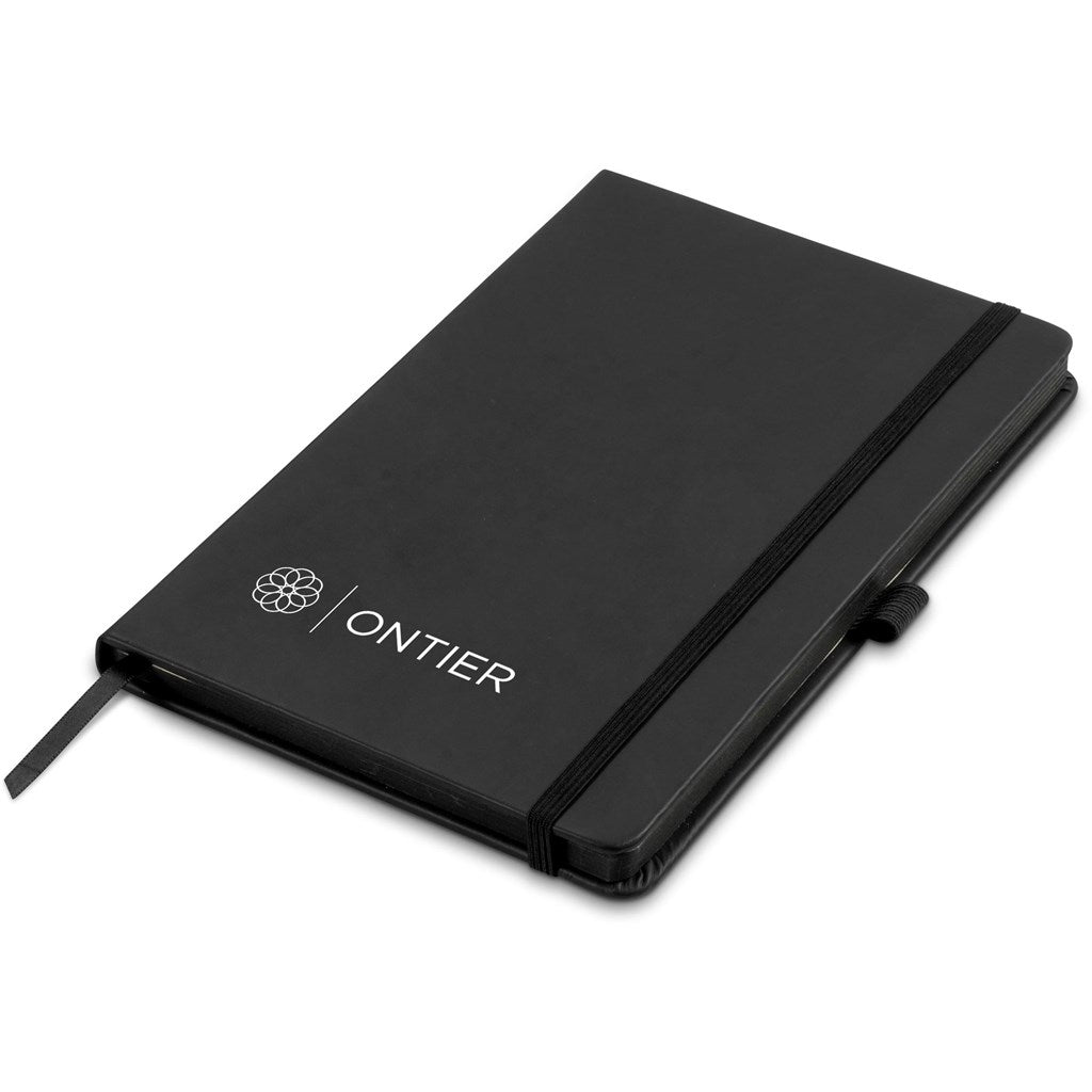 Altitude Prominence A5 Hard Cover Notebook - BLACK