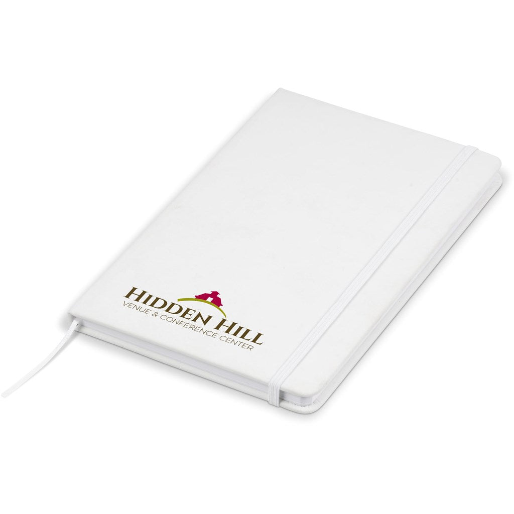 Altitude Omega A5 Hard Cover Notebook - SOLID WHITE