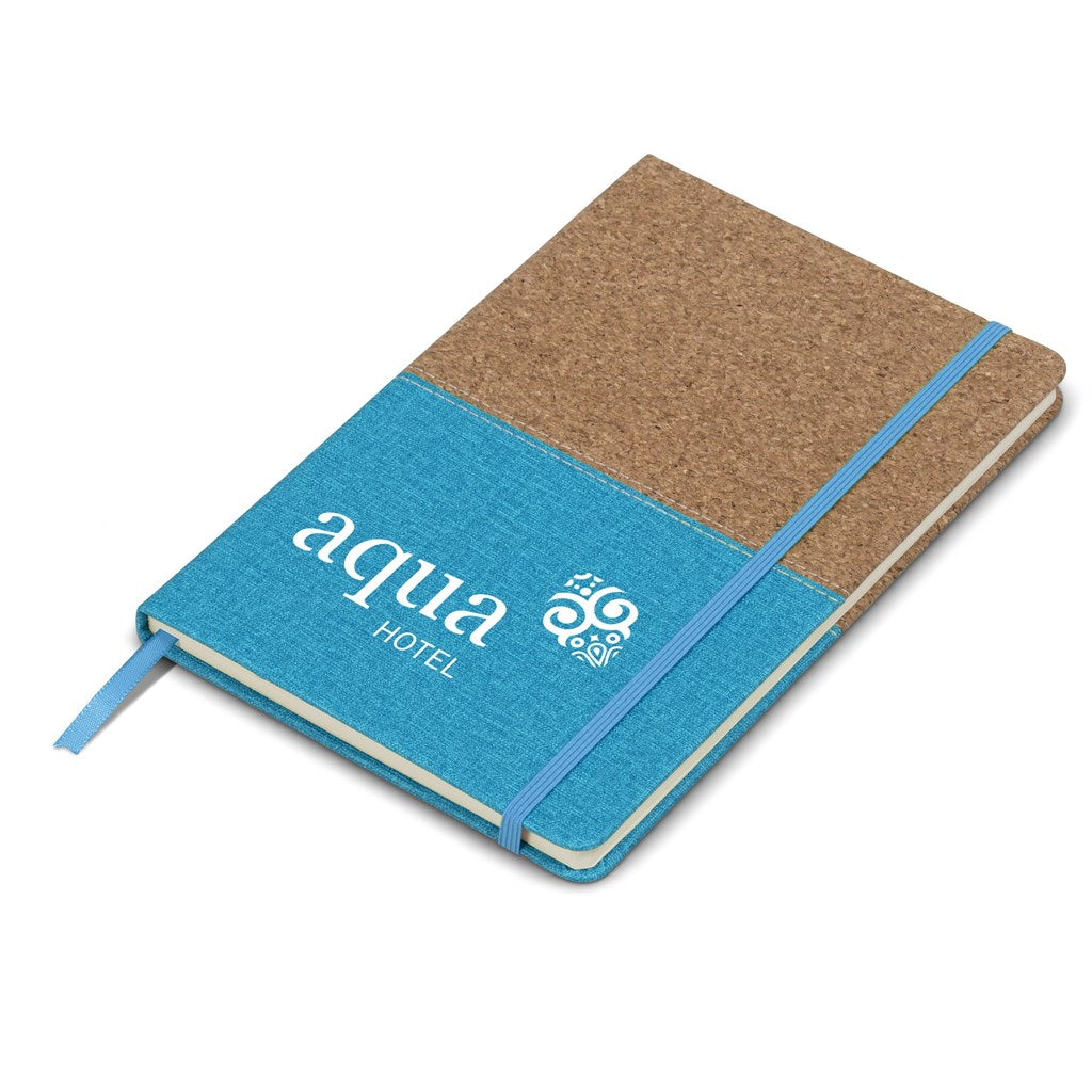 Altitude Synergy A5 Hard Cover Notebook - CYAN