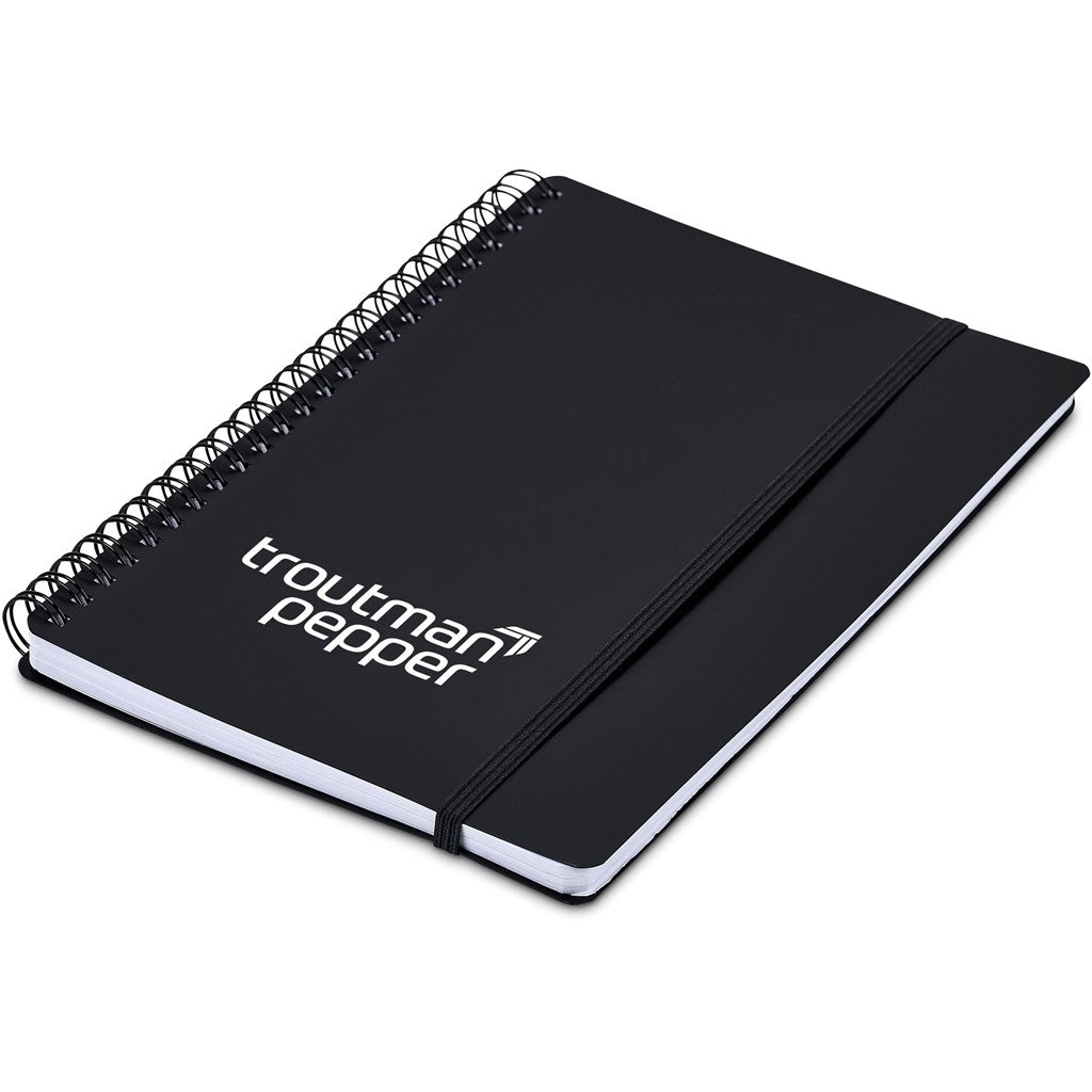 Altitude Noodle A5 Spiral Notebook - BLACK