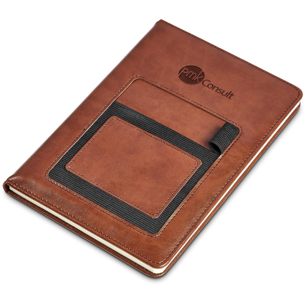 Altitude Sage A5 Hard Cover Notebook - BROWN