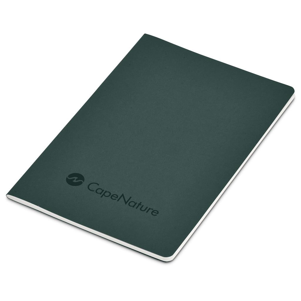 Okiyo Emika FSC Certified Paper A5 Soft Cover Notebook - DARK GREEN