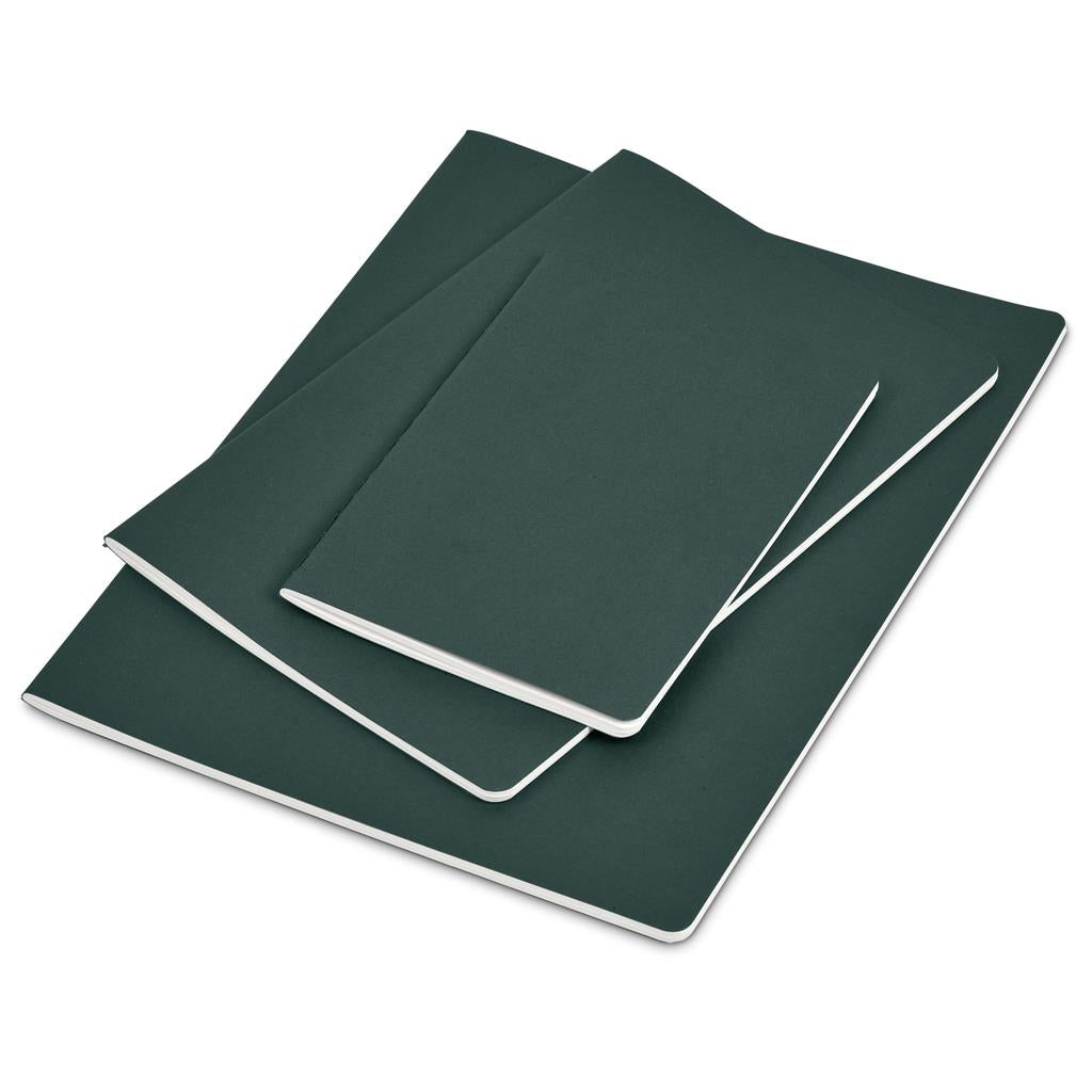 Okiyo Emika FSC Certified Paper A6 Soft Cover Notebook - Dark Green