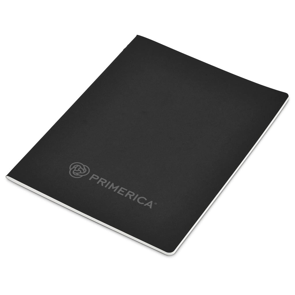 Okiyo Emika FSC Certified Paper Maxi Soft Cover Notebook - BLACK