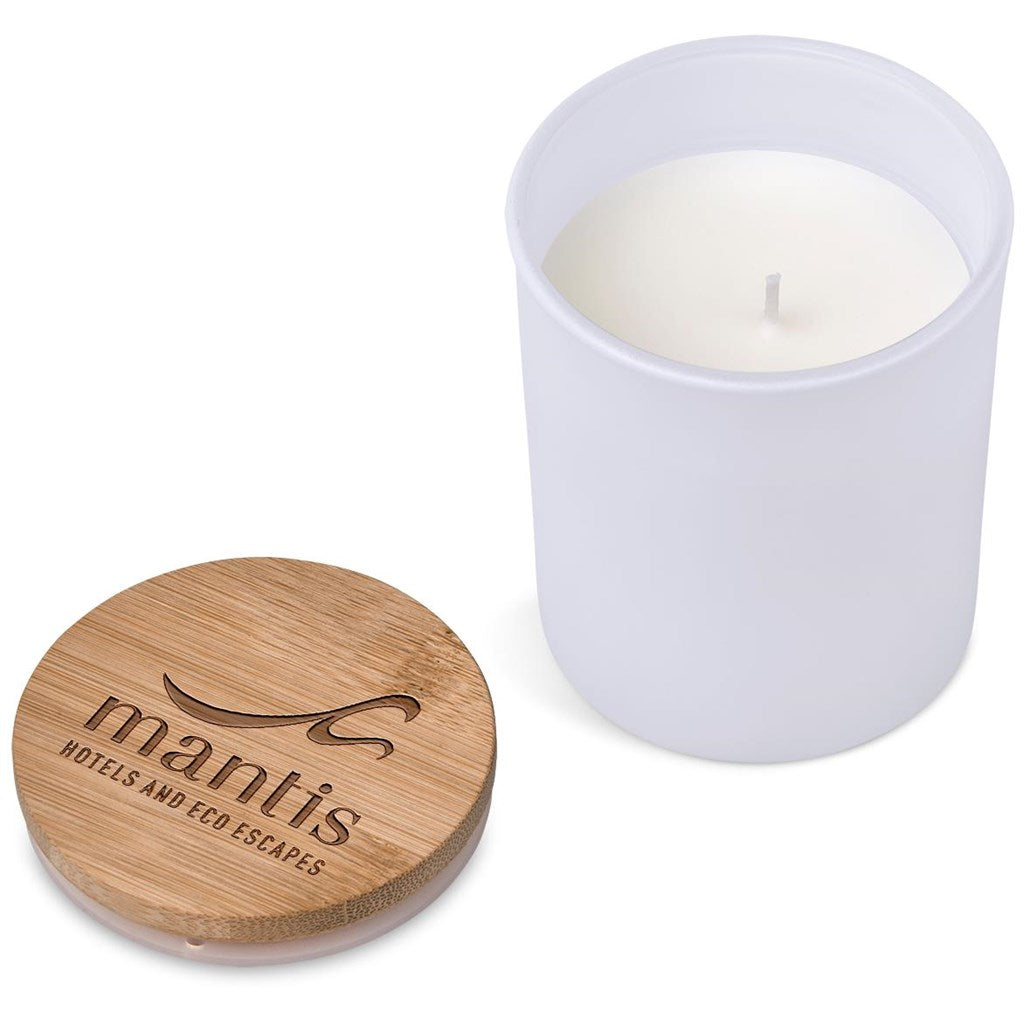 Okiyo Rirakkusu Scented Candle - SOLID WHITE