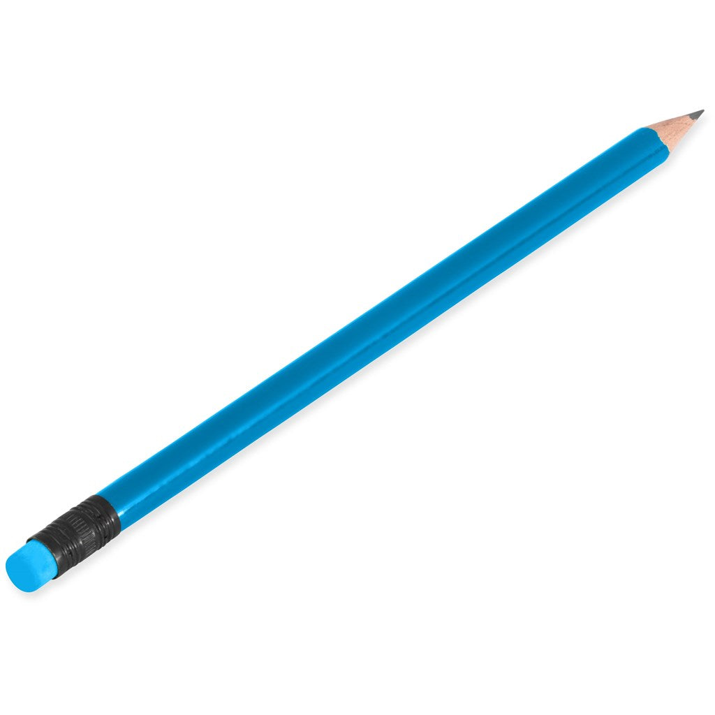 Altitude Brainiac Wooden Pencil - CYAN