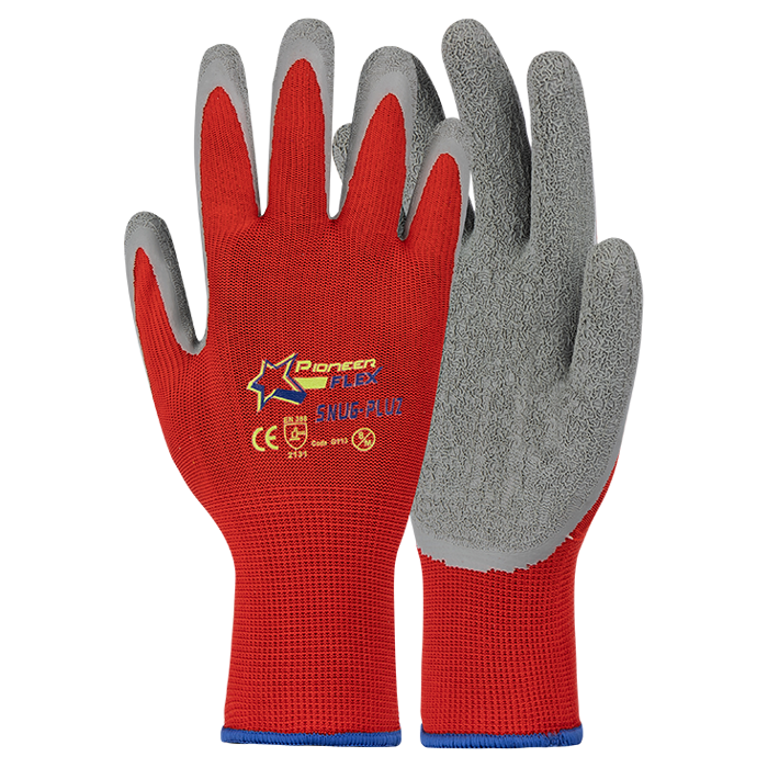 Pioneer Flex Snug Pluz Glove - Red/Grey