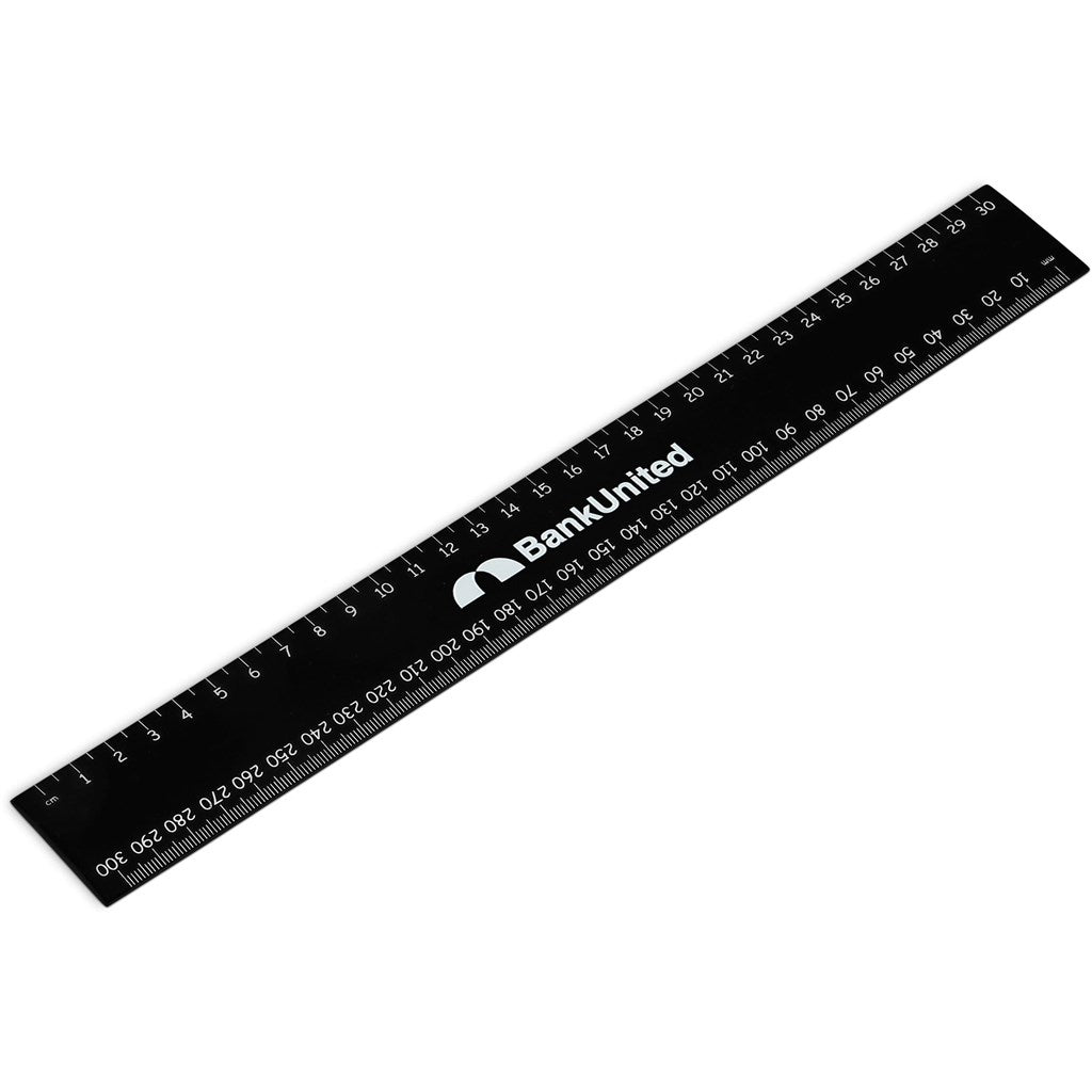 Altitude Frontline 30cm Ruler - BLACK