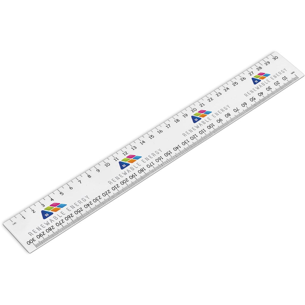 Altitude Frontline 30cm Ruler - SOLID WHITE