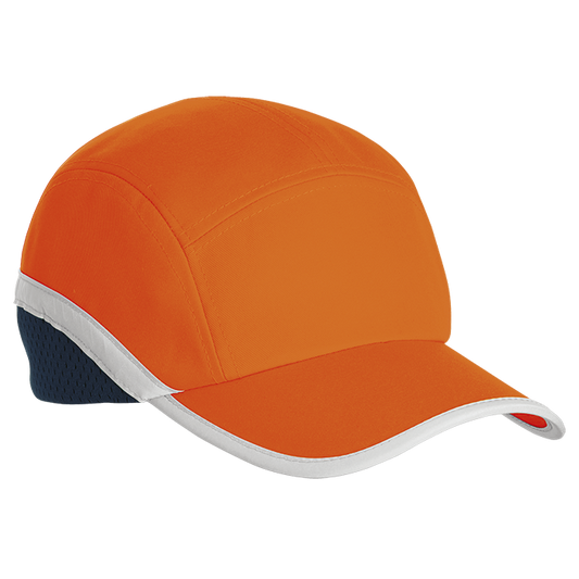 7 Panel Hazard Cap - Safety Orange/Navy