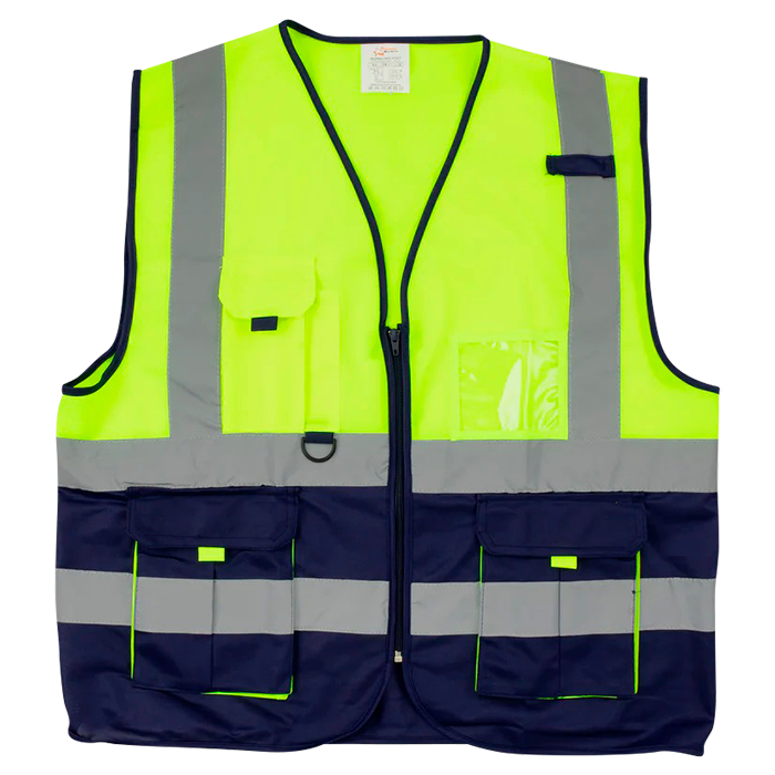 Pioneer Signaling Vest - Navy/Lime