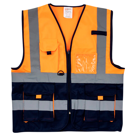 Pioneer Signaling Vest - Navy/Orange