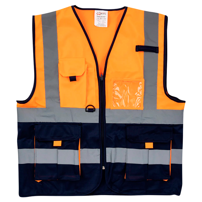Pioneer Signaling Vest - Navy/Orange