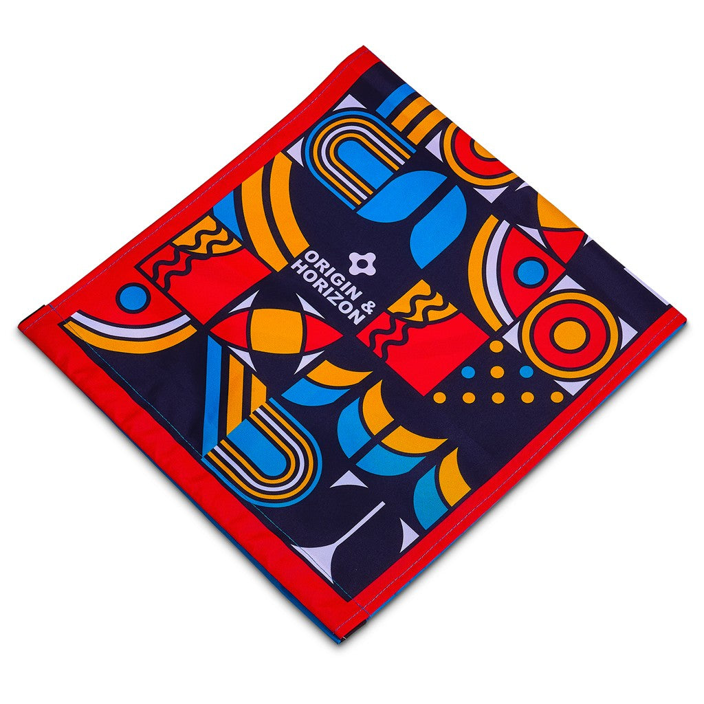 Pre-Printed Sample Hoppla Attendee Polyester Chair Back Cover