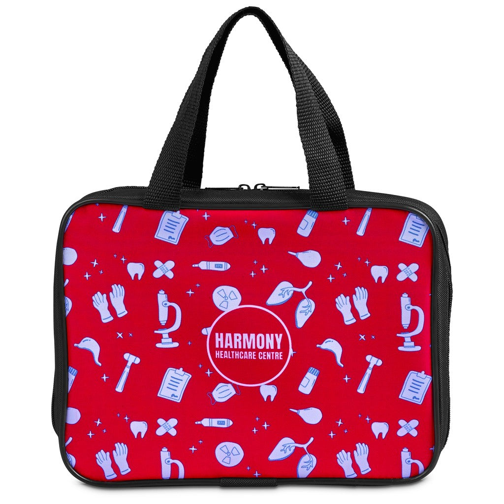 Pre-Printed Sample Hoppla Hero Polyester First Aid Carry Bag