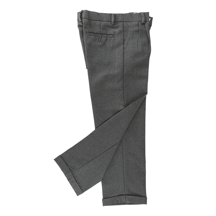 Boys School Trousers - Grey Melange