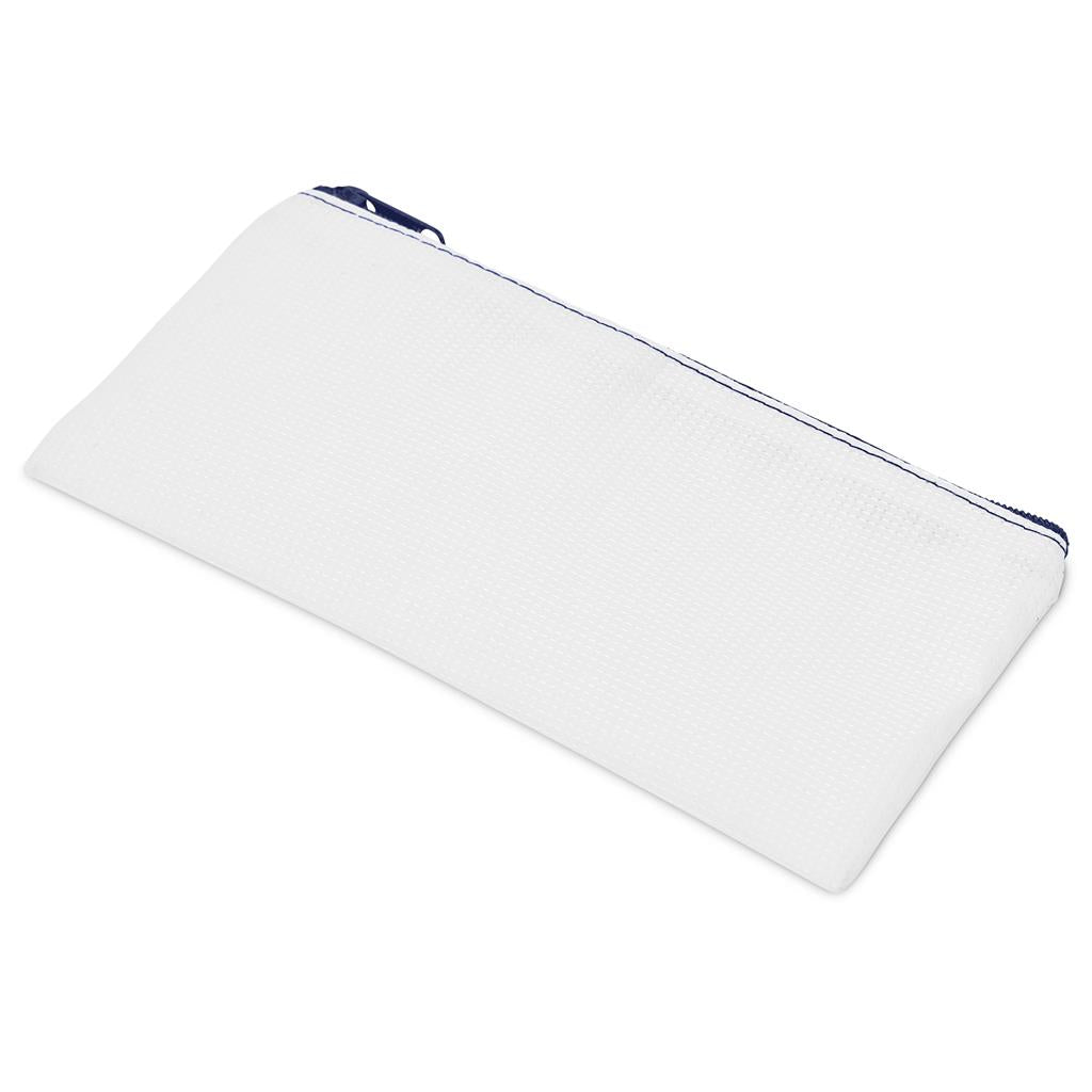 Pre-Production Sample Hoppla Junior Recycled PET Stitch-Bond Pencil Case - NAVY