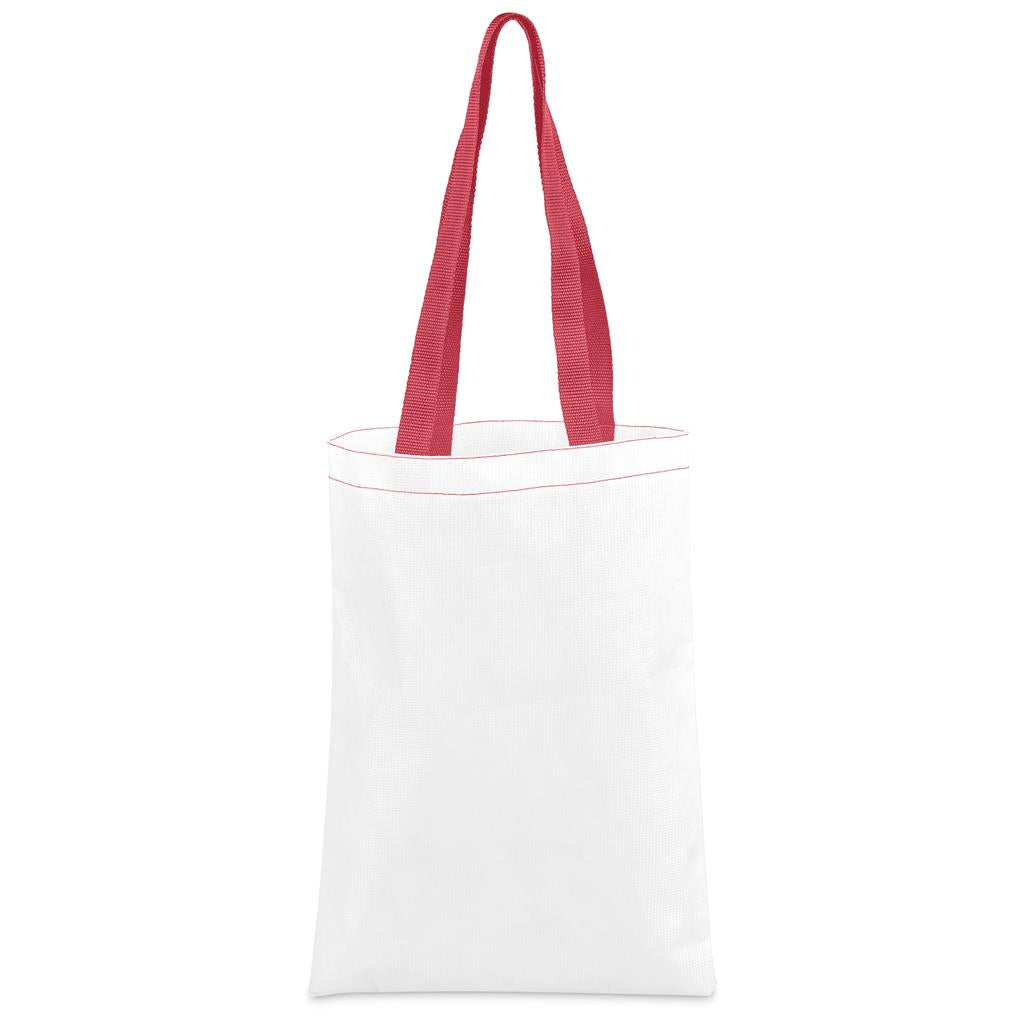 Pre-Production Sample Hoppla Eden Recycled PET Stitch-Bond Shopper - RED