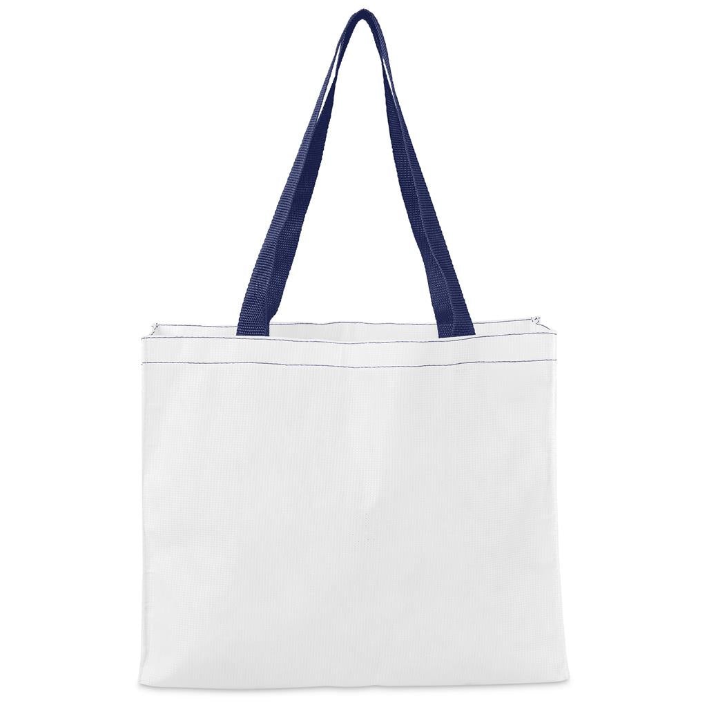 Pre-Production Sample Hoppla Menlyn Recycled PET Stitch-Bond Shopper - NAVY