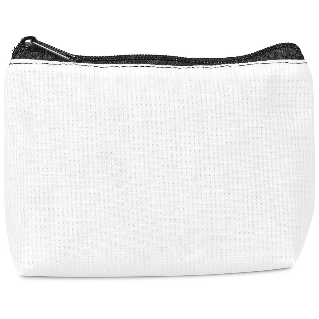 Pre-Production Sample Hoppla Recycled PET Stitch-Bond Mini Toiletry Bag - BLACK